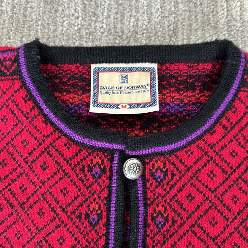 Dale of Norway Sweater Wool Women’s Medium - Picture 3 of 8